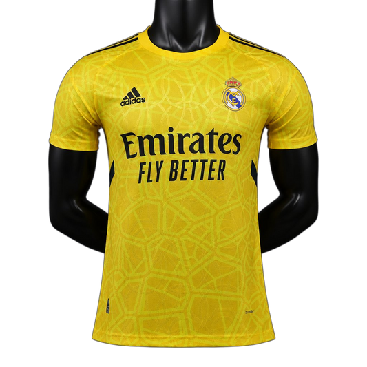Real Madrid 2026/27 Jersey – Player Version – Special Edition – Yellow – Black Trim