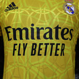 Real Madrid 2026/27 Jersey – Player Version – Special Edition – Yellow – Black Trim