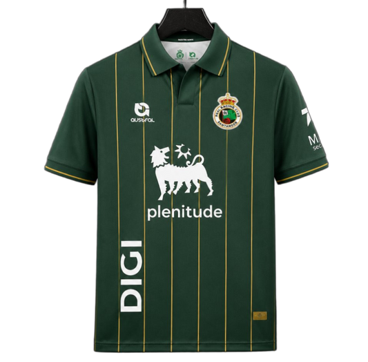 Racing Santander 2026/27 Away Jersey – Green – Stripes