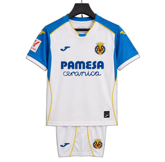 Villarreal 2026/27 Away Jersey – Kids – White/Blue