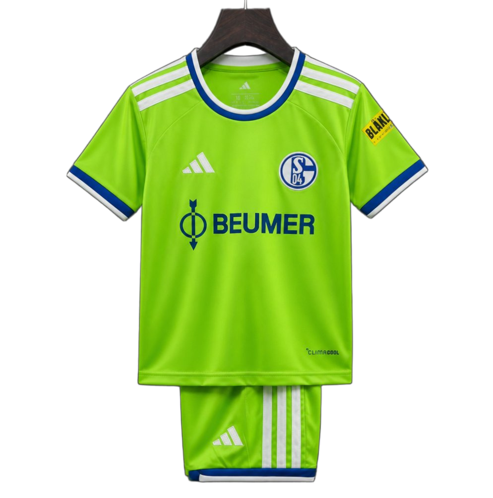 Schalke 04 2026/27 Third Jersey – Kids – Green