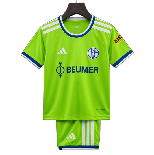 Schalke 04 2026/27 Third Jersey – Kids – Green