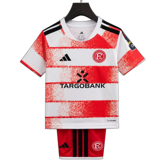 Fortuna Dusseldorf 2026/27 Home Jersey – Kids – White/Red