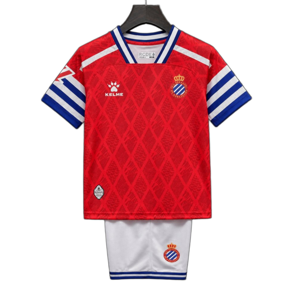 Espanyol 2026/27 Away Jersey – Kids – Red