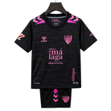 Malaga 2026/27 Away Jersey – Kids – Black/Pink