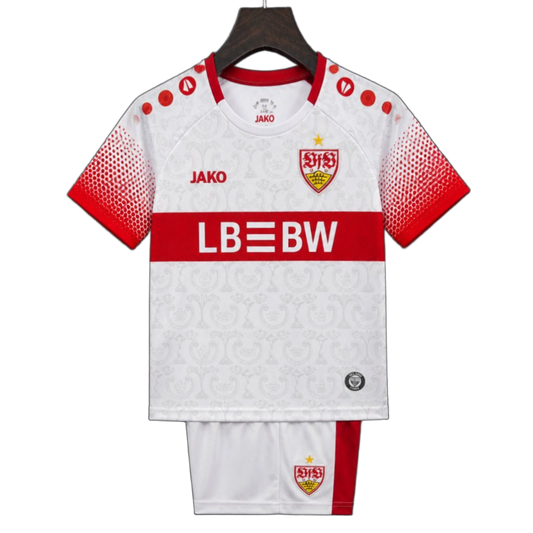 Stuttgart 2026/27 Home Jersey – Kids – White/Red