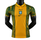 Brazil 2026 Home Jersey – Player Version – Tropical Pattern