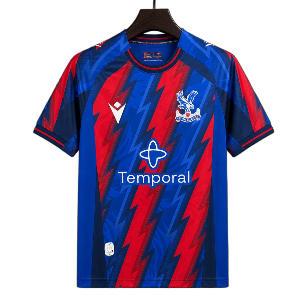 Crystal Palace 2026/27 Home Jersey – Red/Blue Stripes