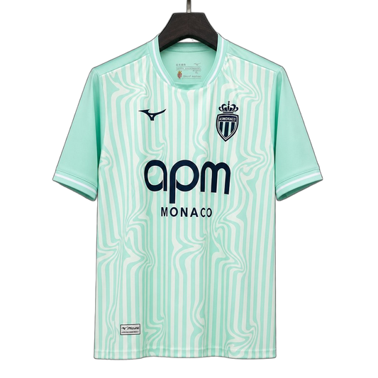 AS Monaco 2026/27 Away Jersey – Green – Mint