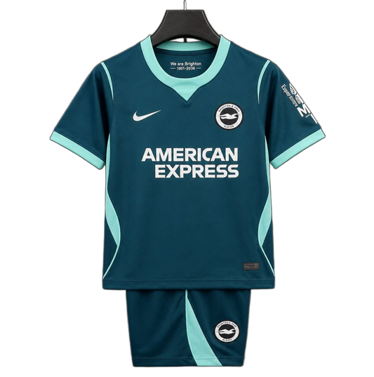 Brighton Hove Albion 2026/27 Third Kit – Kids – Teal
