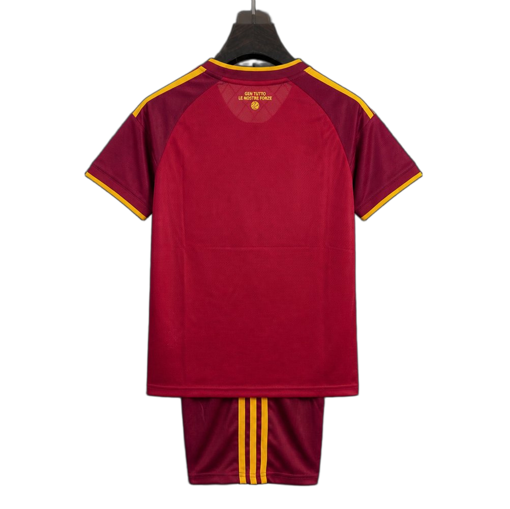 Roma 2026/27 Home Kit – Kids – Maroon