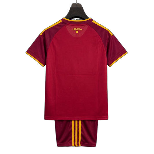 Roma 2026/27 Home Kit – Kids – Maroon
