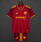 Roma 2026/27 Home Kit – Kids – Maroon