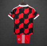 Fulham 2026/27 Away Kit – Kids – Black/Red
