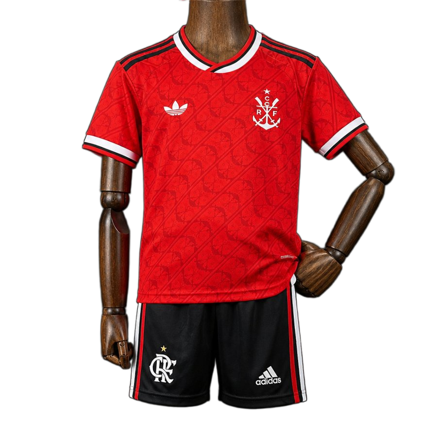 Flamengo 2026 Third Kit – Kids – Red