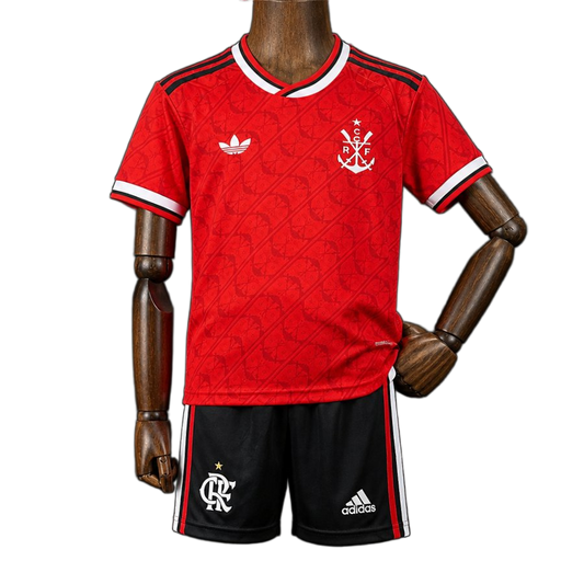 Flamengo 2026 Third Kit – Kids – Red