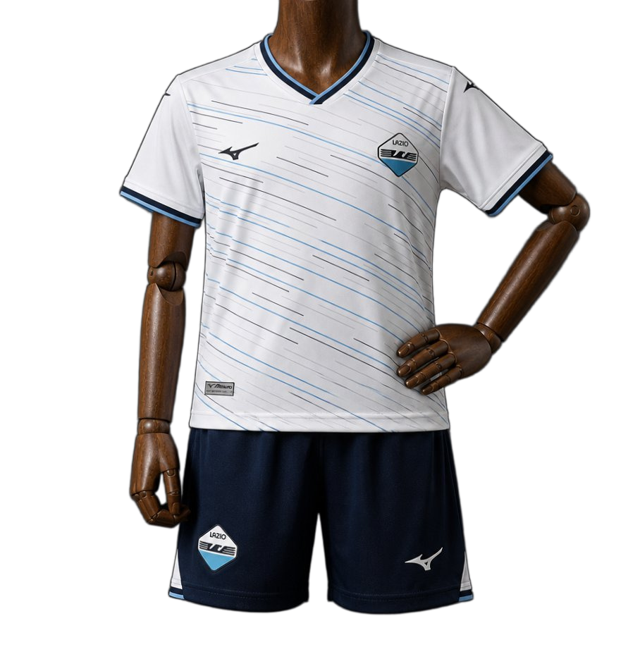 SS Lazio 2026/27 Away Jersey – Kids – White