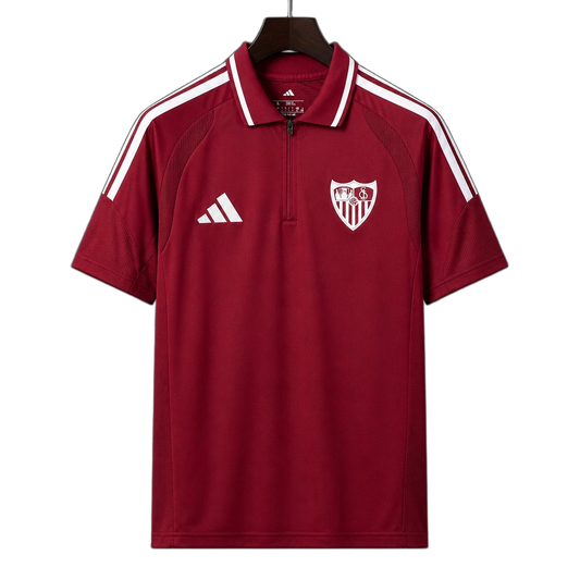 Sevilla 2026/27 Training Jersey – Burgundy Polo