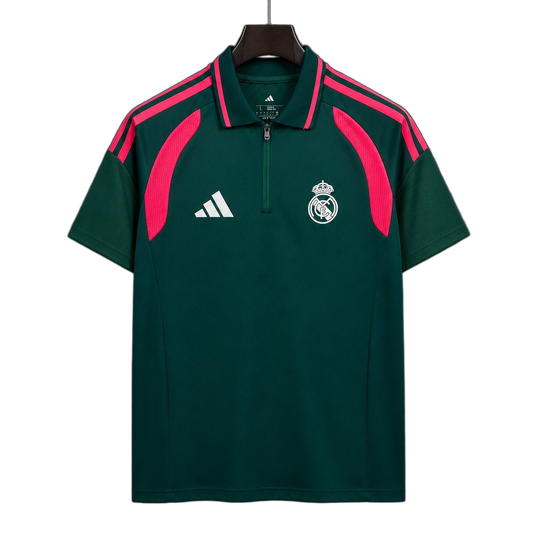 Real Madrid 2026/27 Training Jersey – Green – Dark Polo