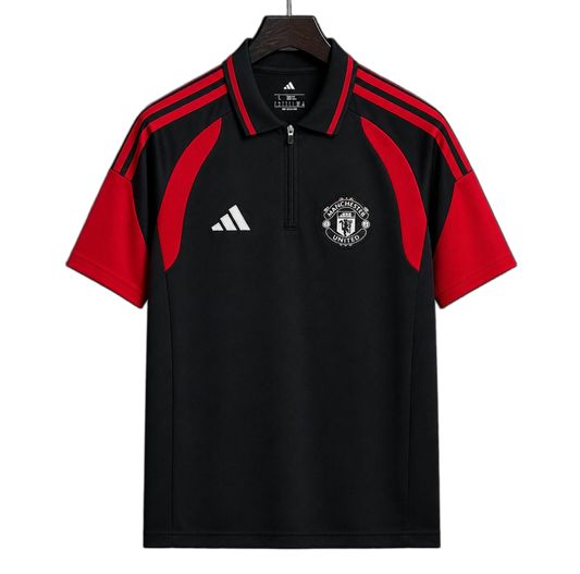 Manchester United 2026/27 Training Jersey – Black – Polo