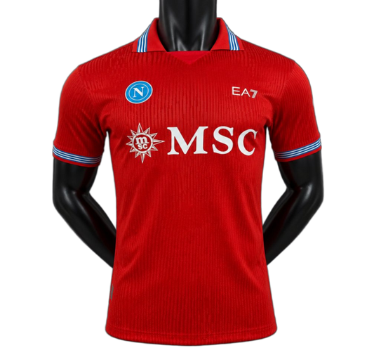 Napoli 2026/27 Third Jersey – Player Version – Red