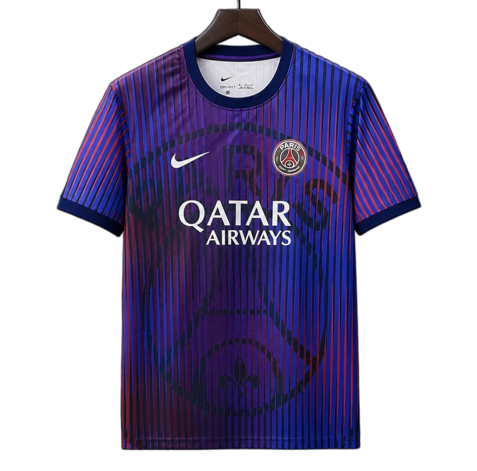 PSG 2026/27 Away Training Jersey – Red/Blue/Purple