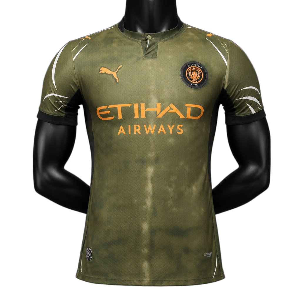 Manchester City 2026/27 Third Jersey – Player Version – Olive