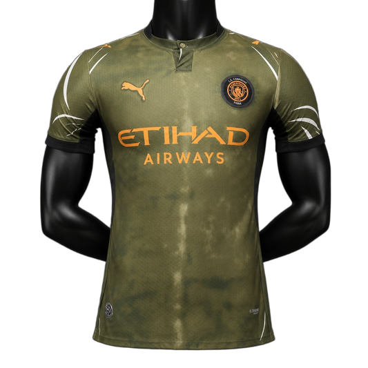 Manchester City 2026/27 Third Jersey – Player Version – Olive