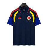 Colombia 2026 Training Jersey – Blue/Navy – Polo