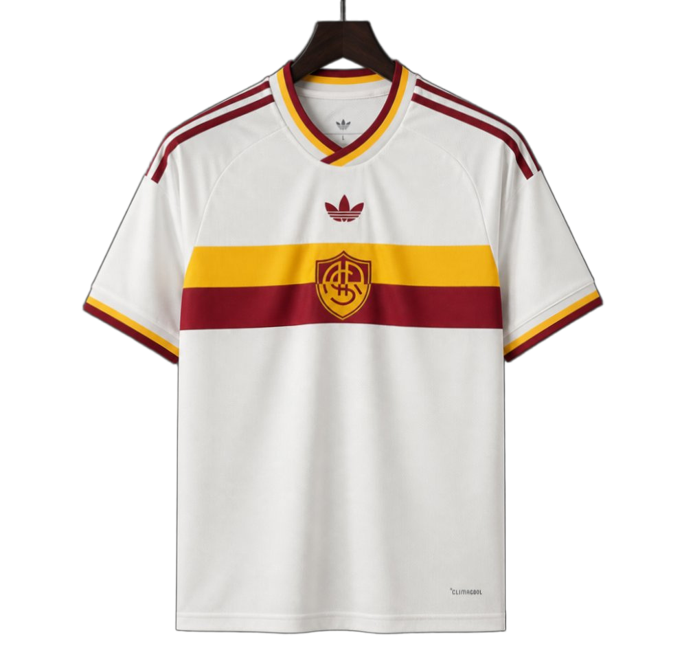Roma 2026/27 Away Jersey – White – As No Sponsor