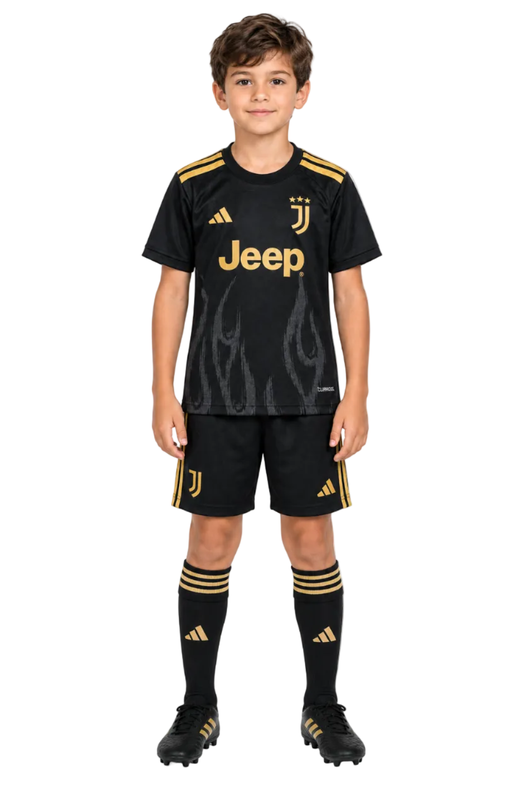 Juventus 2026/27 Third Jersey – Kids – Black