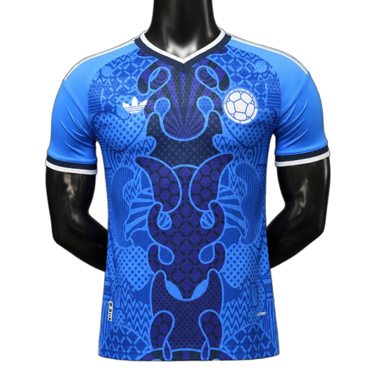 Colombia 2026 Jersey – Player Version – Special Edition – Blue – Blue Graphic