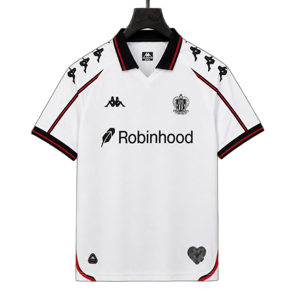 OGC Nice 2026/27 Away Jersey – White