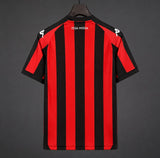OGC Nice 2026/27 Home Jersey – Black/Red – Stripes