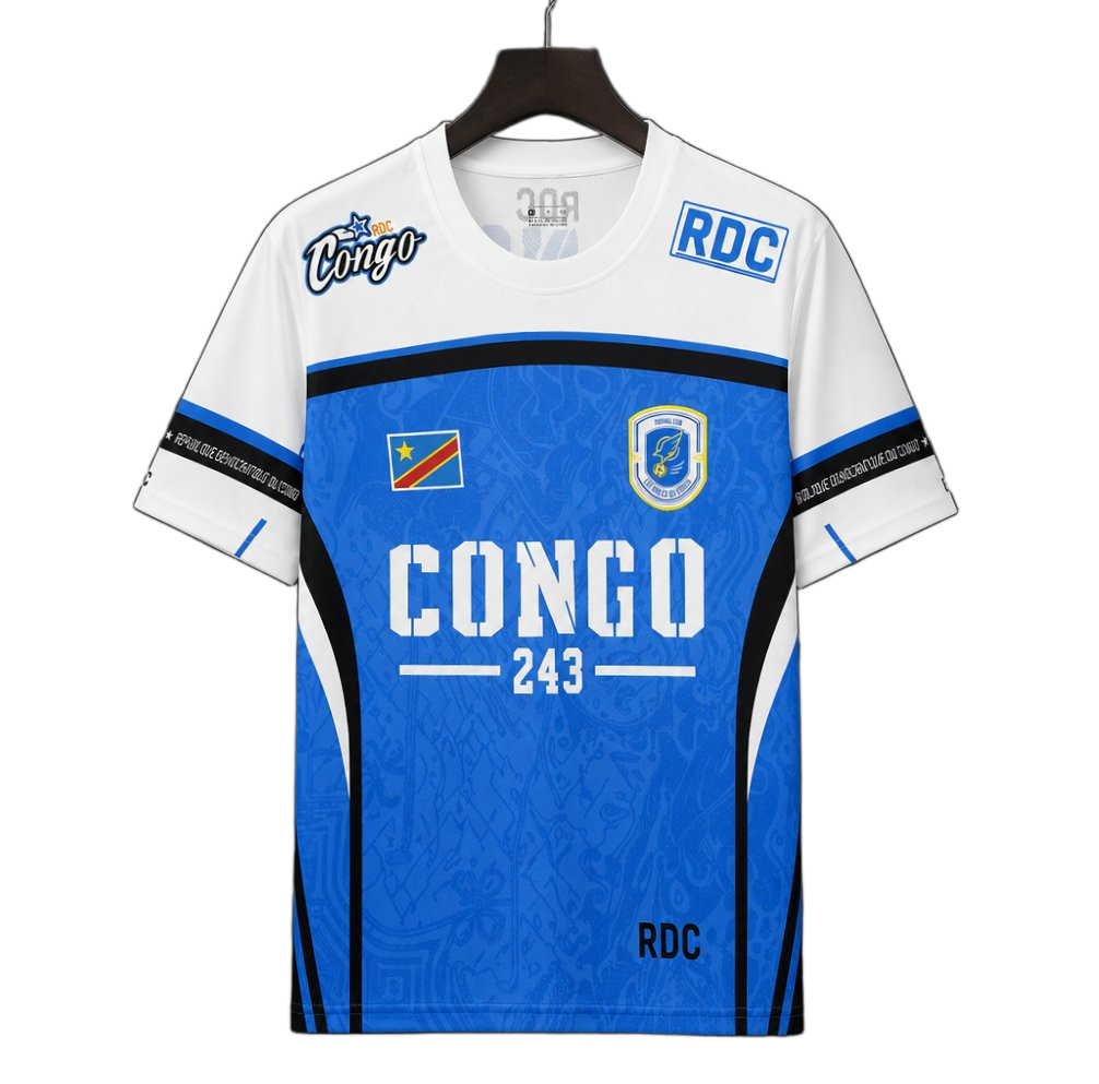 DR Congo Sky 2026 Jersey – Special Edition – White/Blue – White Base