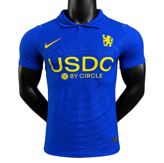 Chelsea 2026/27 Home Jersey – Player Version – Sponsor