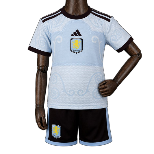 Aston Villa 2026/27 Kit – Kids – Blue – Light