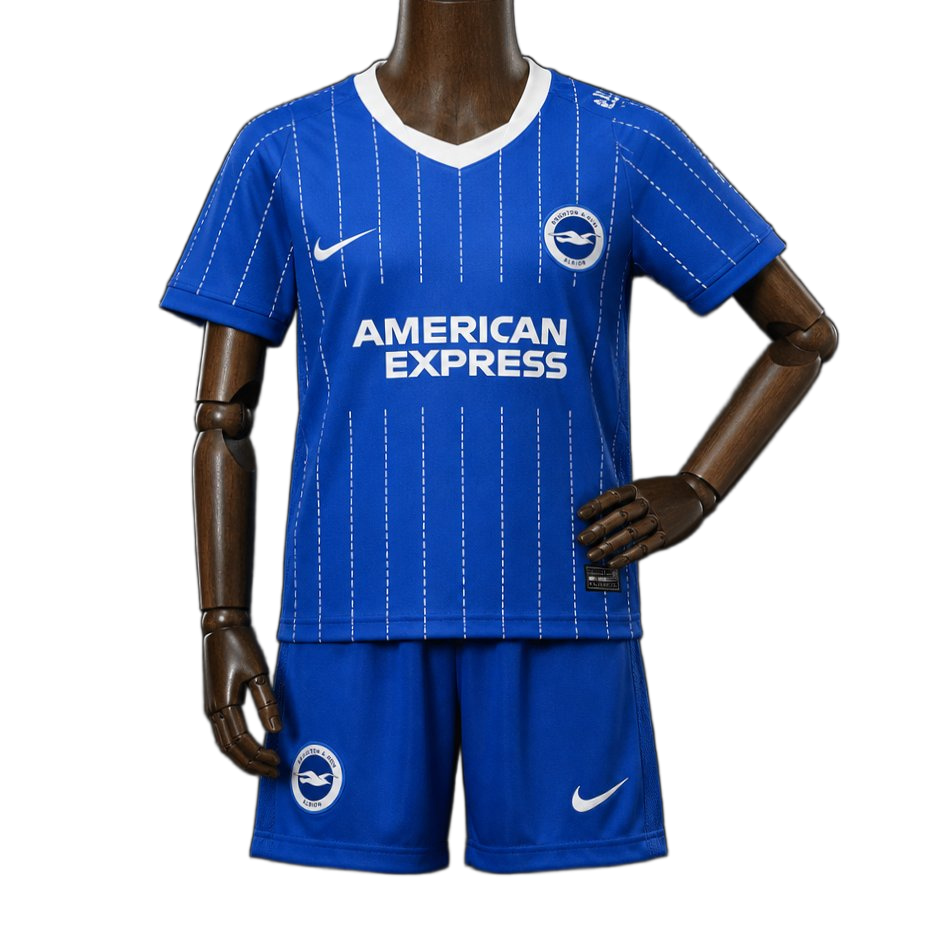 Brighton Hove Albion 2026/27 Home Kit – Kids – Blue