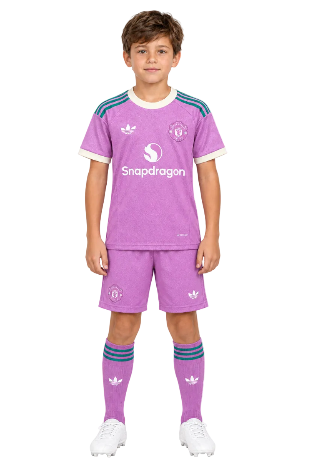 Manchester United 2026/27 Goalkeeper Jersey – Kids – Purple