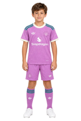 Manchester United 2026/27 Goalkeeper Jersey – Kids – Purple