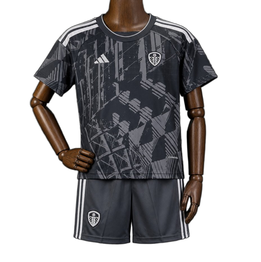 Leeds United 2026/27 Third Kit – Kids – Black
