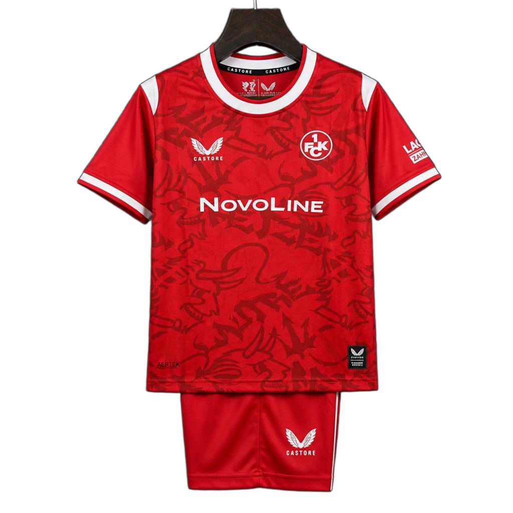 Kaiserslautern 2026/27 Home Kit – Kids – Red