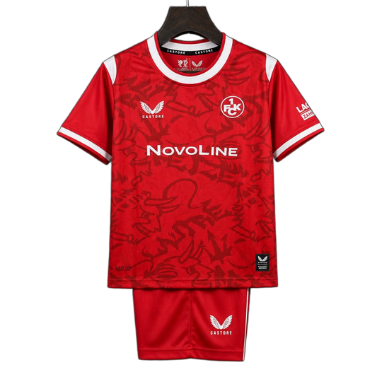 Kaiserslautern 2026/27 Home Kit – Kids – Red
