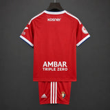 Real Zaragoza 2026/27 Away Kit – Kids – Red