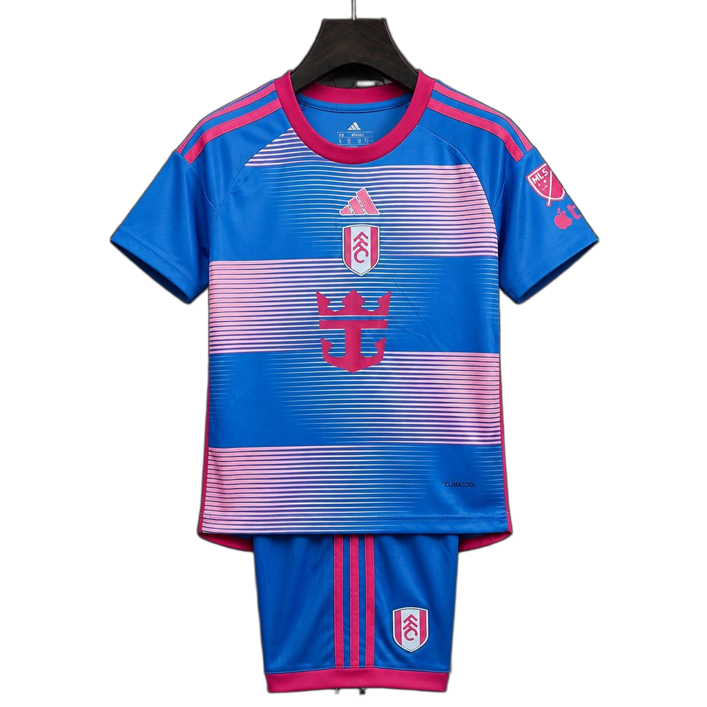 Fulham 2026/27 Third Kit – Kids – Blue/Pink