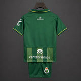 Racing Santander 2026/27 Away Kit – Kids – Green – Dark