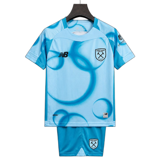 West Ham United 2026/27 Third Jersey – Kids – Blue – Light
