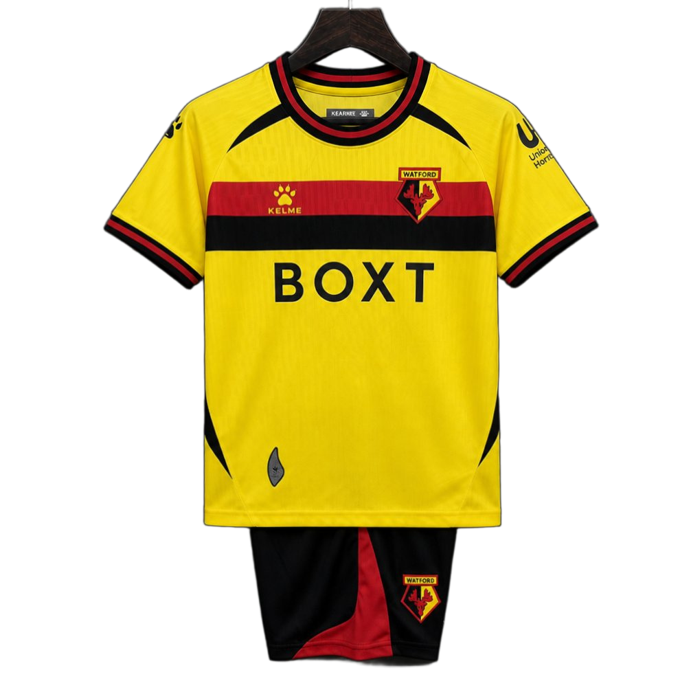 Watford 2026/27 Home Kit – Kids – Yellow