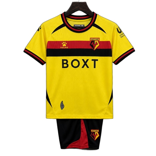 Watford 2026/27 Home Kit – Kids – Yellow