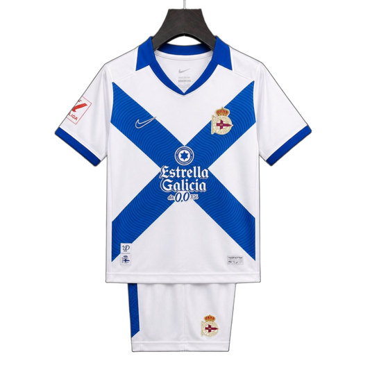 Deportivo La Coruna 2026/27 Third Jersey – Kids – White